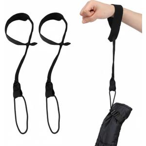 Wesnoy 2 Pcs Glove Strap Winter Ski Glove Leash Wrist Leash for Hanging Gloves Unisex Wrist Strap Extended Mitten Handcuff Straps for Men, Women, Skiing Snowboarding Accessories