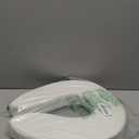 Essential Medical Supply Foam Padded Toilet Seat Cushion Riser with Hook and Loop Attachment for Toilet Seat and Washable Vinyl Cover, 2"