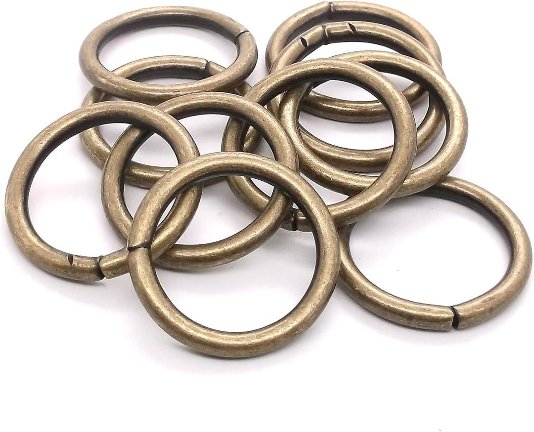 Ring Smooth Antique Brass 10 Pack 1-1/4" (3.2 cm) 1824-09