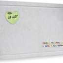 Cork Board Alternative, 29"x23" Felt Picture Board, Contains 1 Box of 20 Push Pins (Random Color), Better Home Wall Decoration Than Paper Bulletin Board Roll - Beige