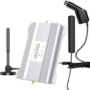 Cell Phone Signal Booster for Car, Truck & SUV  Boost 5G & 4G LTE Band 12/13/17 for Verizon, AT&T & T-Mobile, FCC Certified Mobile Cellular Repeater for Vehicles