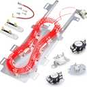 Dryer Heating Element Replace For Maytag Bravos 400 2000 3000 5000 9000 Series MEDE500VW1 MEDE300VW1 MEDB850WQ0 MEDB400VQ0 MED3500FW0 MEDB800VQ0 MED7000XG0 MEDB725BW0 MEDB200VQ0 With Thermostat