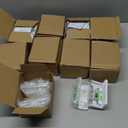 ESUNYD Solar Deck Lights Outdoor Waterproof, Solar Powered Fence Lights for Outside Stairs, Step, Yard, Patio, Garden and Pathway Decor(Warm White) 8 Pack