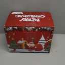 8 FT Tall Christmas Inflatables Outdoor Decorations Blow Up Snowman Inflatable Candy Cane, Build-in Rotating Colorful LEDs Xmas Snow Man Blowups Yard Decoration for Party Holiday Indoor Lawn Garden