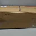 QCQHDU Set of 2 Oversized 9 Gallon Round Planters for Front Door & Patio - 12x21 Inch Tall Outdoor/Indoor Plant Pots with Drainage Tray, Gray Faux Stone Textured Tree Planters for Porch Decor