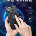 For iPhone 14 Pro Case, Strong Magnet-Compatible with MagSafe, Shockproof Military-Grade Protection, Slim Mag Safe Thin Bumper Phone Cover 6.1 in For Apple 14pro (Matte Black)