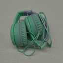 RORSOU R10 Over-Ear Headphones with Microphone Lightweight Folding Stereo Bass Headset with 1.5M No-Tangle Cord Portable Wired Headphones for Smartphone Tablet Computer Green