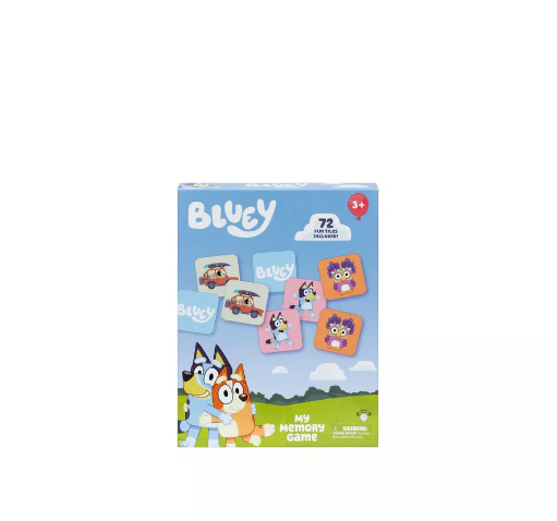 Moose Games Bluey My Memory Matching Game - 72 Memory Cards