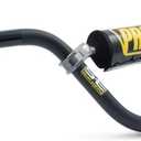 7/8 Inch Motorcycle Handlebars Aluminum, Compatible Pit Or Dirt Bike Handlebar with Foam Pad Universal for Motocross Pit Dirt Bike ATV Quad Mini Bike (Black, High Rise)