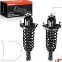 A-Premium Rear Complete Struts Compatible with Toyota Corolla [1.8L] 2014-2019 - 2x Replacement Suspension Shock Absorber with Coil Spring Assembly
