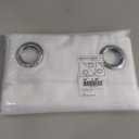 NICETOWN White Sheer Curtains 84 inches Long - Home Decoration Grommet Airy & Lightweight Elegant Window Treatments with Light Filtering for Bedroom/Living Room (2 Panels, W54 x L84)