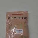 SHAPERX Women's Fajas Colombianas Shapewear Postpartum Tummy Control Body Shaper Butt Lifter Bodysuit (4X-Large, Beige)