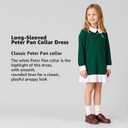 Little Bitty Girls Long Sleeve A-Line Tulle Princess Dress, Midi Length Casual Party Ribbed Knit Top Tulle Skirt 4-13 Years (L)