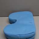 Joe & JoseRin Weighted Hot Tub Booster Seat, 15 x 12 x 5 Inches - 3D Air Mesh Thick Soft Bath Seat with Non-Slip Micro Dot Bottom and 5 Weighted Sections - Quick Dry Bath Accessories, Blue