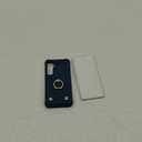 Wallet Case Compatible for Galaxy S25 with Card Holder,Shockproof Protective Cover Supports 360Rotation Ring Stand and RFID Blocking for Samsung Galaxy S25 6.2 inch,Navy Blue
