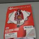 fun shack Little Red Riding Hood Costume Kids, Red Riding Hood Costume for Girls, Book Characters Costumes for Kids (Medium)