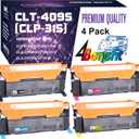 4-Pack Compatible CLT-409S Toner Cartridge B/C/Y/M Replacement for CLP315 Toner Used for CLP-310 CLP-310N CLP315W CLP315 CLP310 CLX-3170FN CLX-3175N CLX-3175 CLX-3175FN Laser Printer