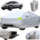 Car Cover for Tesla Cybertruck with Storage Bag and Windproof Bands, Outdoor Full Car Cover for All Weather, Fit for Cybertruck Accessories, UV Protection Snow Hail Protector Cover