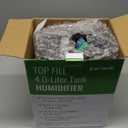 Top Fill Humidifiers for Bedroom, 4.0L Tank Cool Mist Humidifiers for Large Room, 40H Runtime, 28dB Quiet Ultrasonic Air Humidifier for Home, Plants with 9H Timer, Aroma Tray