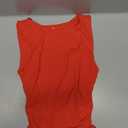 SUUKSESS Women Sexy Backless Tank Top Summer Going Out Y2k Sleeveless Basic Crop Tops Shirts (Red, XS)