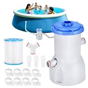 AGPTEK 800 GPH Pool Filter Pump for Above Ground Pools