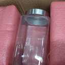 LemonRoad 6 Pack 68 oz Square Glass Jars with Lids Wide Mouth Kitchen