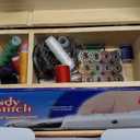 Handheld Sewing Machine, with Elegant Wooden Sewing Box and 153-Piece Sewing Kit, Mini Portable Cordless Hand held Sewing Machine, Perfect for Adults, Beginners, and Quick Home Repairs (White)