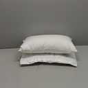 HITO 12x20 Pillow Inserts (Set of 2)- 100% Cotton Covering Down Alternative Throw Pillows White for Couch Bed Sofa