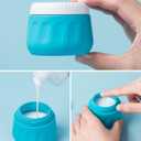 Mrsdry Travel Size Toiletries 8 Pack, TSA Approved 3oz Silicone Squeeze Bottles & Cream Jars with Clear Travel Bag