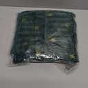 AVOIN colorlife Christmas Tree Star Green Throw Pillow Cover Set of 2, 16 x 16 Inch Soft Plush Faux Fur Jacquard Festivals Winter Cushion Case Decoration for Sofa Couch