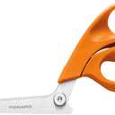 Fiskars 199500-1001RazorEdge Fabric Shears/Seam Ripper for Tabletop Cutting , 8 Inch , Orange