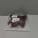 Dlsave Sexy Lingerie for Women Eyelash Lace Mesh Matching Bra and Panty Sets Push Up Lace Bralette 2 Piece Lingerie Set (Large, Brown)