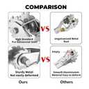 Electric Fence Wire Strainer, 20PCS Heavy Duty Inline Wire Tensioner, Wire Ratchet Tensioner for Electric Fence,& 1pcs Handle