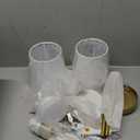 NIORSUN Battery Operated Wall Sconce Set of 2,Gold Rechargeable Wall Lights with 5200mAh Dimmable Bulbs and Remote,10 Colors Wireless Wall Lamps for Bedroom Living Room Hallway Decor