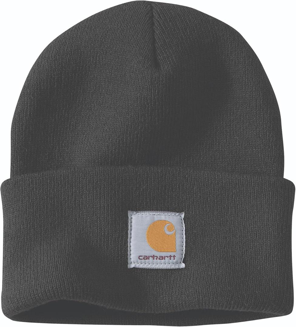 Carhartt Men's Knit Cuffed Beanie (Black)
