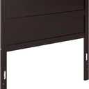 AFI, NoHo Solid Wood Panel Headboard with Attachable USB Charger, Full, Espresso