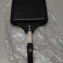 Non-Stick Double-Sided Grilled Sandwich Panini Maker Frying Pan with Ergonomic Handle - Perfect for Stovetop Use, Camping, and Everyday Cooking