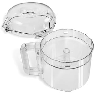 3-Quart Clear Cutter Bowl (112203) and Polycarbonate Lid (106458S), Compatible with Robot Coupe R2 Series Food Processors