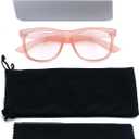 Photochromic Reading Glasses for Women Men, Womens Mens Full Reading Sun Glasses Variable Tinted Readers Grey Color Lens Pink Frame, +3.0