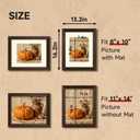 Splinterix 11x14 picture frame, Photo Frame for Wall or Tabletop Display, Ornate Vintage 11 x 14 Picture Frames with Real Glass, Display Poster 8x10 with Mat or 11x14 without Mat for Antique Dco, Brown, 1 Pack