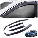 SAOKNCE 4 Pieces in-Channel Extra Durable Rain Guards Fit for 2024 2025 Subaru Crosstrek,Window Deflectors,Window Visors (Smoke Black)