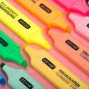 ZEYAR Highlighter, Chisel Tip Marker Pen, AP Certified, Assorted Colors, Water Based, Quick Dry (12 Colors)