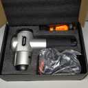 TOLOCO Massage Gun, Deep Tissue Back Massage for Athletes for Pain Relief, Percussion Massager with 10 Massages Heads & Silent Brushless Motor, Christmas Gifts for Women, Men, Grey