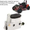 Go Kart Brake Master Cylinder Pump, 12.8 UTV Brake Pump, Brake Hydraulic Cylinder Pump for Go Kart, Three Wheel ATV UTV Modified Brake Pump