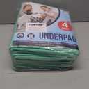 Utopia Bedding Washable Pee Pads for Dogs 34" x 36" (Pack of 4), Waterproof Incontinence Bed Pads for Adults, Elderly and Kids, Heavy Absorbency Pet Training Pads for Sofa and Couch (Green, Blue)