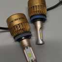 FAHREN Ultra Bright H11 Fog Bulbs,Upgraded 120W 80000LM H8/H9 Bright Lighting Bulb, 6500K Cool White IP68 Waterproof,Quick Installation, Pack of 2