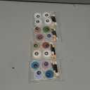 Artdone 16 Jars Chrome Nail Powder Magic White Pearl Kit Mirror Effect Silver Metallic Holographic Dip Nail Powder for Resin Craft & Nail Art Fimo, Decoration Iridescent Aurora Mermaid Pigment