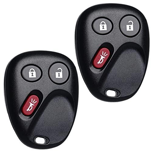 MechanMagic Keyless Entry Remote Control Key Fob Replacement Fits for Chevy Silverado 1500 2500HD 2003-2006 Avalanche Equinox SSR Suburban Tahoe GMC Sierra Yukon XL Hummer H2 Cadillac Escalade LHJ011