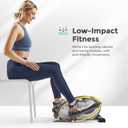 Sunny Health & Fitness Under Desk Pedal Elliptical Machine, Adjustable Resistance Leg Exerciser Office Home Workout While Sitting for Seniors