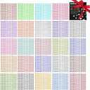 4125 PCS Self Adhesive Rhinestone Stickers, Nicpro Bling Gem Stickers for Face Nail Body Makeup Festival, 3 Sizes 25 Colors, 25 Sheets for DIY Crafts Decorations Cards